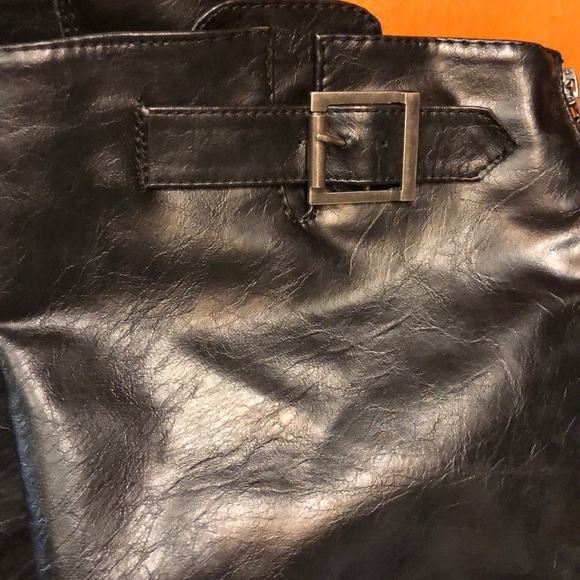 Bamboo black riding boots size 8.5 - Picture 4 of 7